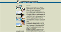 Desktop Screenshot of medicalexchangeintl.org